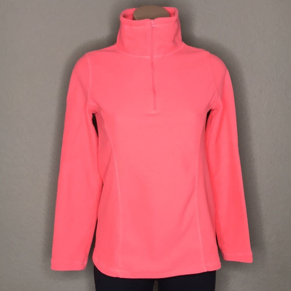Old Navy 1/4 Zip Fleece Mock Turtleneck Long Sleeve Pullover Top Women XS